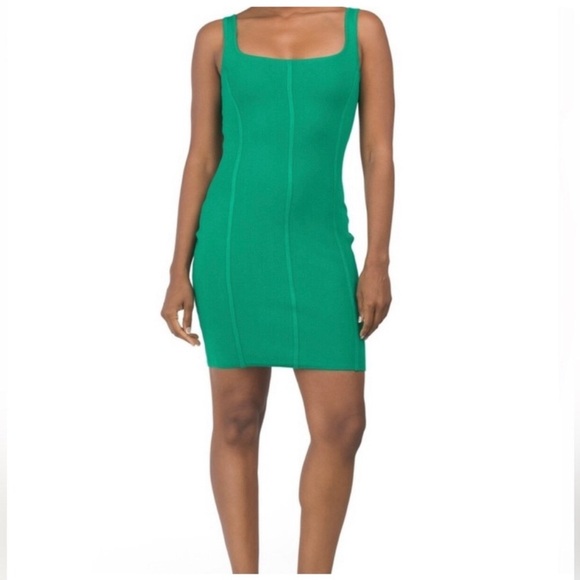 NWT HOUSE OF HARLOW Corset Compression Knit Mini Dress Size M - Picture 1 of 8